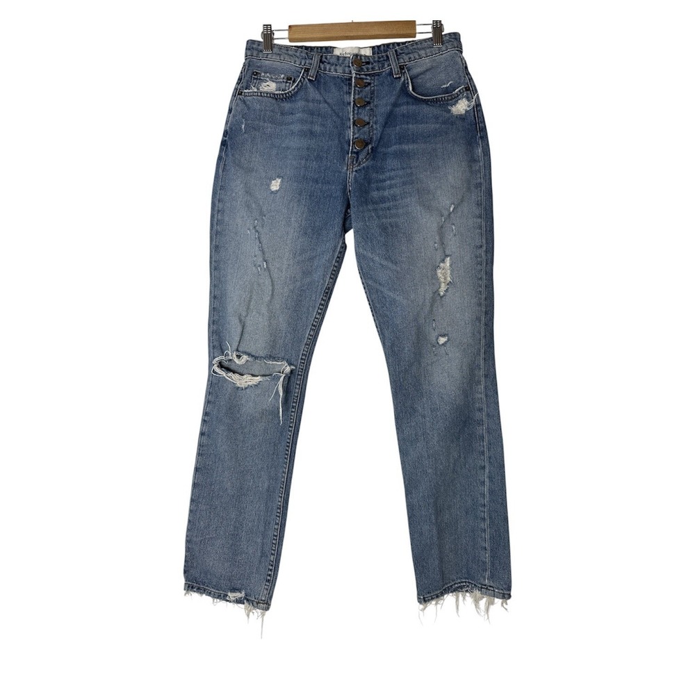 Reformation Jeans Women's Size 29‎ Blue Straight Button Fly Denim